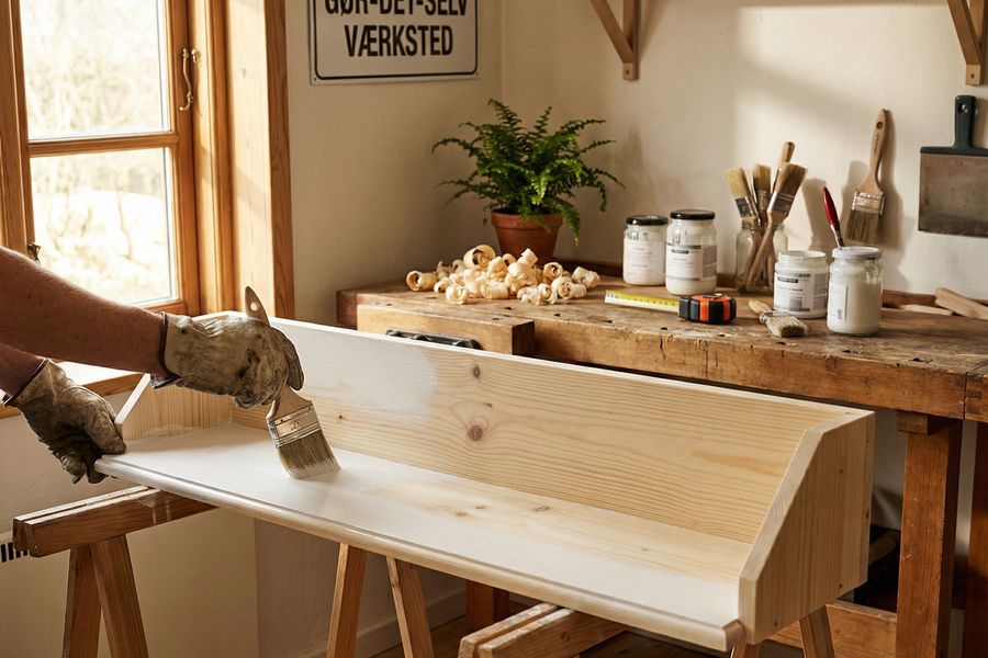 Gør-det-selv værksted med træbearbejdning
